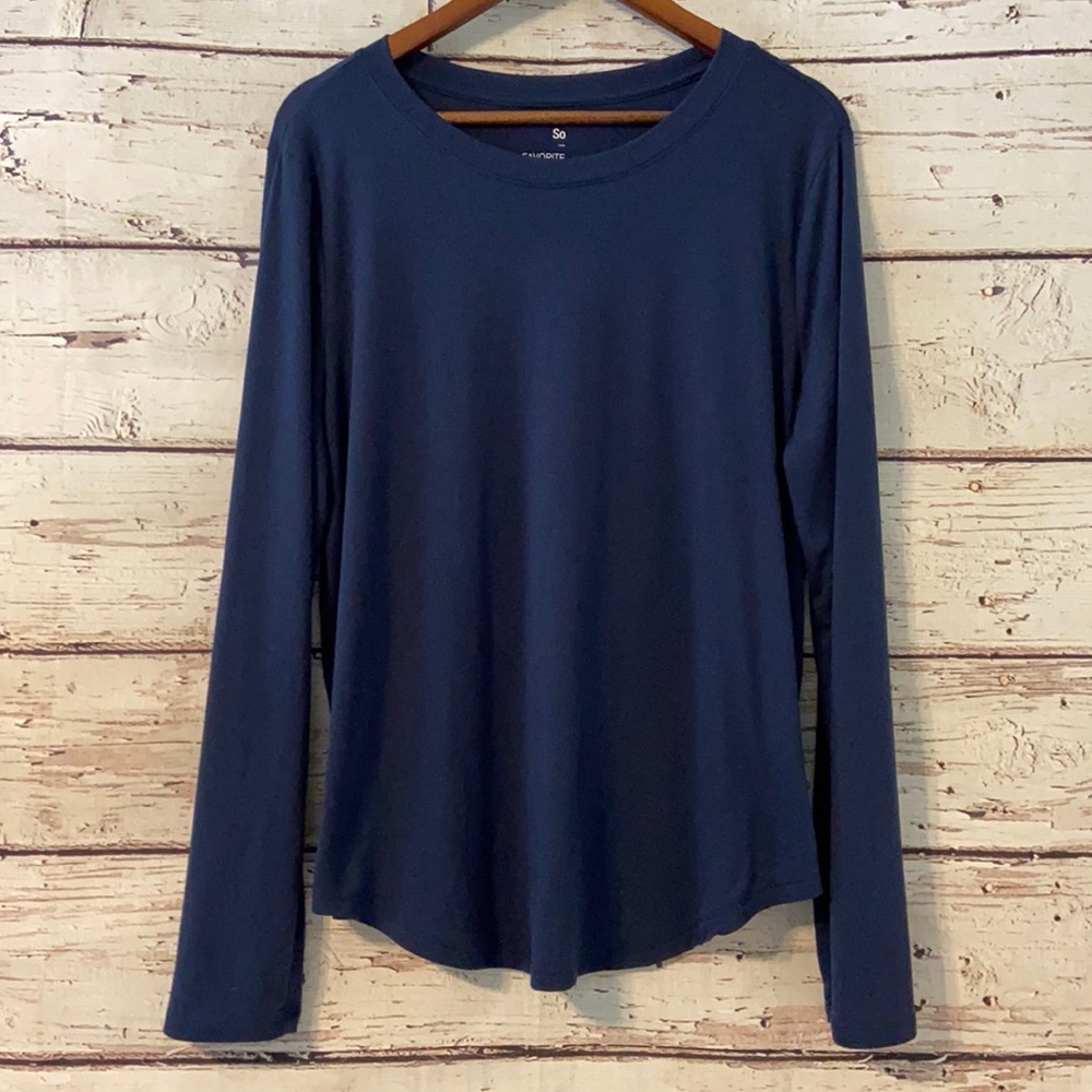 🌻5/$25🌻SO Navy Long Sleeve Top